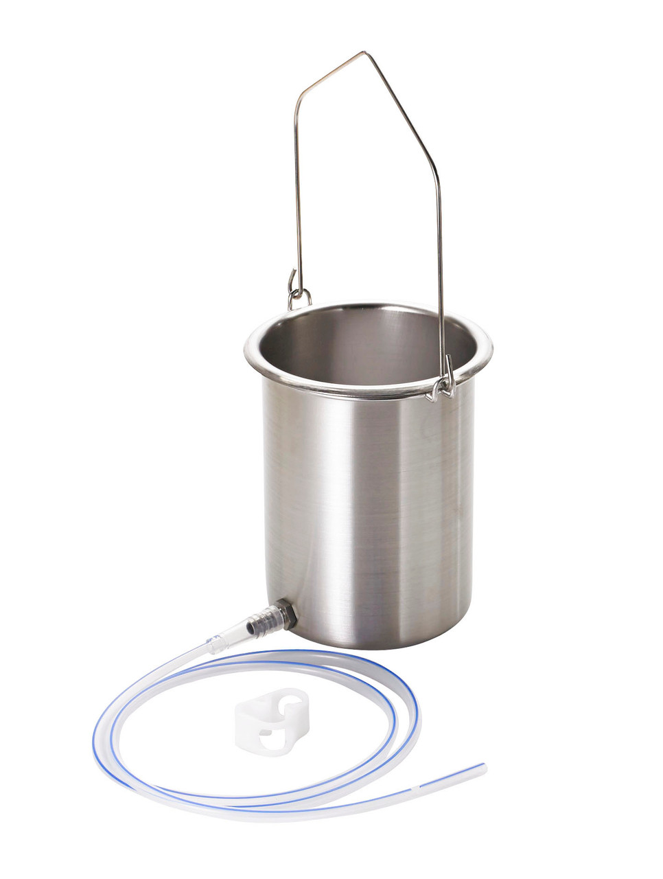 Easy 2qt. USA Stainless Steel Enema Kit / 4 Ft Colon Tube - Pure