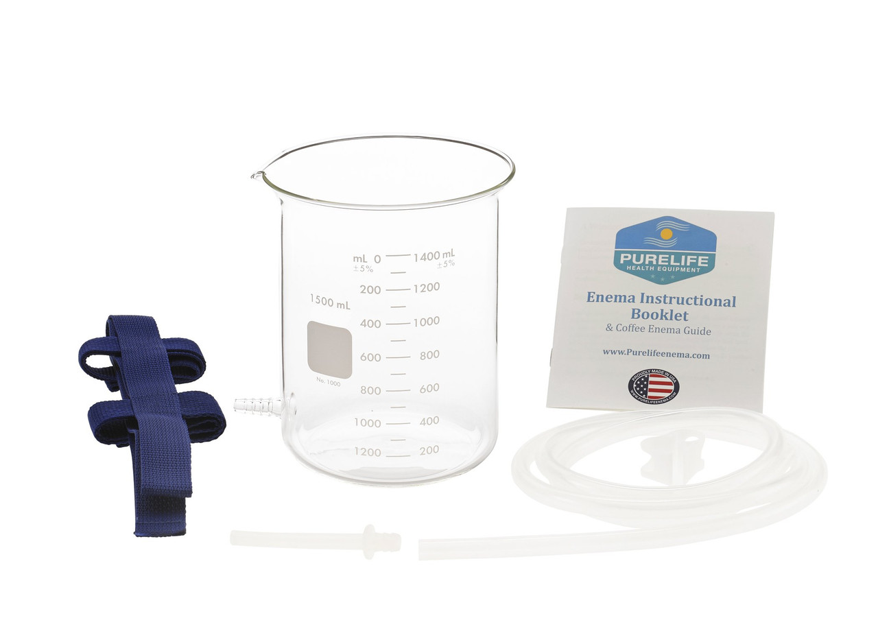 Glass Enema Kit- 1.5 Quart - Pure Life Enema