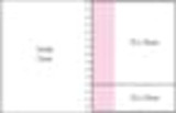 A laminated pad with a four-colour cover, featuring a pink stripe and blank pages for notes.