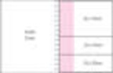 A combo pad featuring a laminated four-colour cover with a grey and pink design, showcasing blank internal pages.