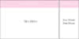 A notepad featuring a white cover with a pink top edge, containing 40 leaves and a logo.