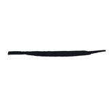 A black sublimated sunglasses strap featuring a logo, designed for leisure and outdoor activities.