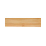 A bamboo writing set holder featuring a smooth, natural finish, suitable for storing pens and pencils.