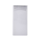 A rectangular pack of chewy peppermint mints, primarily white with a clear top section and featuring a logo.