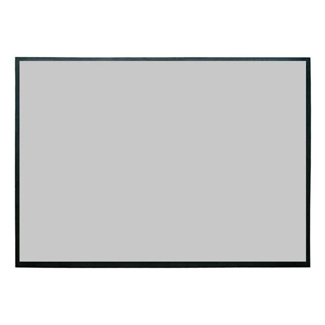 A grey promotional product framed in black, suitable for various print applications.
