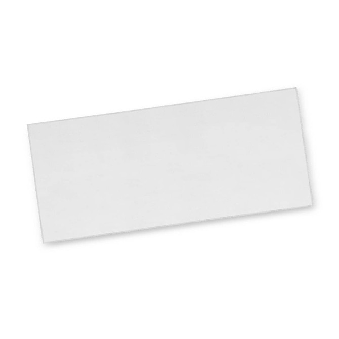 A white beach towel featuring a logo, suitable for outdoor activities and leisure.
