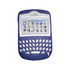 A blue Blackberry mobile phone-shaped stress reliever with a white front and a range of icons on the screen.