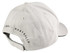 A cap with a sandwich peak, in light grey, featuring a logo on the back. The design includes stitched detailing.