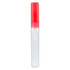 A clear 10ml sanitiser spray bottle with a red cap. The bottle has a minimalist design and features a logo.