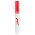 A 10ml sanitiser spray bottle with a clear body and a red cap, featuring a logo on the side.