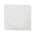 A white reusable bag made from recycled PET, featuring a logo. The bag has a simple, smooth design.