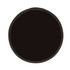 A foldable flying disc in black, featuring a circular design and an attached trim.