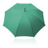 A green 61cm umbrella with a black handle and a branded logo.
