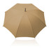A 61cm Shelta umbrella in a beige colour, featuring a simple design and a black handle.