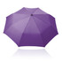 A 55cm folding umbrella in a vibrant purple colour, featuring a central button and a sleek design.