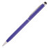 A ballpoint executive stylus pen in purple with silver accents and a rubber tip for touchscreens.