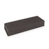 A dark grey gift box with a magnetic closure, designed to hold a pen.