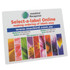 A rubber sponge mouse mat, 190 x 230mm, featuring a colourful floral design and a logo.