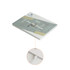 A 7-inch LCD video brochure with a white cable, featuring a sleek design and subtle colours. It includes a logo.