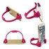 A pink phone and tablet holder shaped like hands, designed to support devices in an upright position.