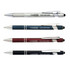 Aversa Stylus Pens in silver, blue, maroon, and black, featuring a textured grip and a branding logo.