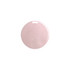 A pink anti-loss smart tag with a circular design and a small indicator light, featuring a logo on the front.
