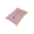 A pink self-sealing plastic mailing bag with a logo on the surface.