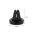 A black clip-on car phone holder with two cushioned grips, measuring 3.2 cm wide and 3 cm tall.
