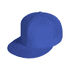 A blue 6 Panel Trucker Cap featuring a structured front, flat brim, and an adjustable back.