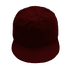 A giant baseball cap in a rich burgundy colour, featuring a curved brim and a logo on the side.