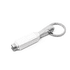 A white 60W 3-in-1 ABS charging cable with a metallic keychain loop.