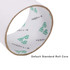 A roll of BOPP packaging tape featuring a white core and green branding design.