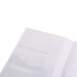 A transparent soft PVC folder with pockets for storing documents. It features a smooth finish and a flexible design.