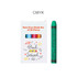 A set of 20 dust-free chalk sticks in various bright colours, packaged in a box featuring a logo and colourful graphics.