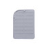 A grey silicone pad with a wavy texture, designed for heat protection. It features a small loop for hanging.