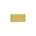 A PU leather glasses pouch in a vibrant yellow hue, featuring a simple design and a branded logo.