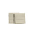A duo of beige PU leather flip jewelry pouches with a sleek design and a simple strap closure.