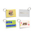 A7 index cards with a ring in various designs, featuring bright colours and illustrations. Includes a logo.