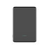 A black 5000mAh magnetic wireless power bank with indicator lights and a sleek rectangular design.