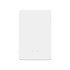 A white 5000mAh magnetic wireless power bank with indicator lights and a logo.