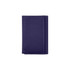 A purple PU magnetic wallet with stitching details and a simple design. It features a logo.
