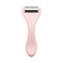 A pink Face Ice Roller with a stainless steel roller head, designed for facial use. It features a simple, ergonomic shape.