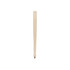 A wooden baseball bat-shaped pen in a light wood colour, featuring a logo on the side.