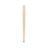 A wooden pen shaped like a baseball bat, featuring a smooth, pale wood finish and a gold ballpoint tip.