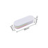 A foldable nail file block in white with green, pink, and yellow layers, measuring 68mm by 23mm by 14.5mm.