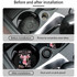 A drink bottle and car coasters displayed in a car’s cup holder. Coasters feature a colourful design and a logo.