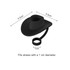 A drink bottle accessory featuring a black silicone cowboy hat straw cover designed to fit straws with a 1 cm diameter.