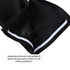 Men's cycling tights in black featuring upgraded silicone leg grippers for secure fit and comfort. Includes gel pad detail.