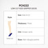 Low cut kids gripper socks in navy with non-slip grip points and thick material for comfort. Features a logo.