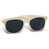Malibu Basic Sunglasses in natural colour with dark lenses, featuring a simplistic design and a logo.